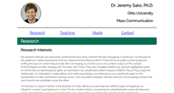 Desktop Screenshot of jeremysaks.com